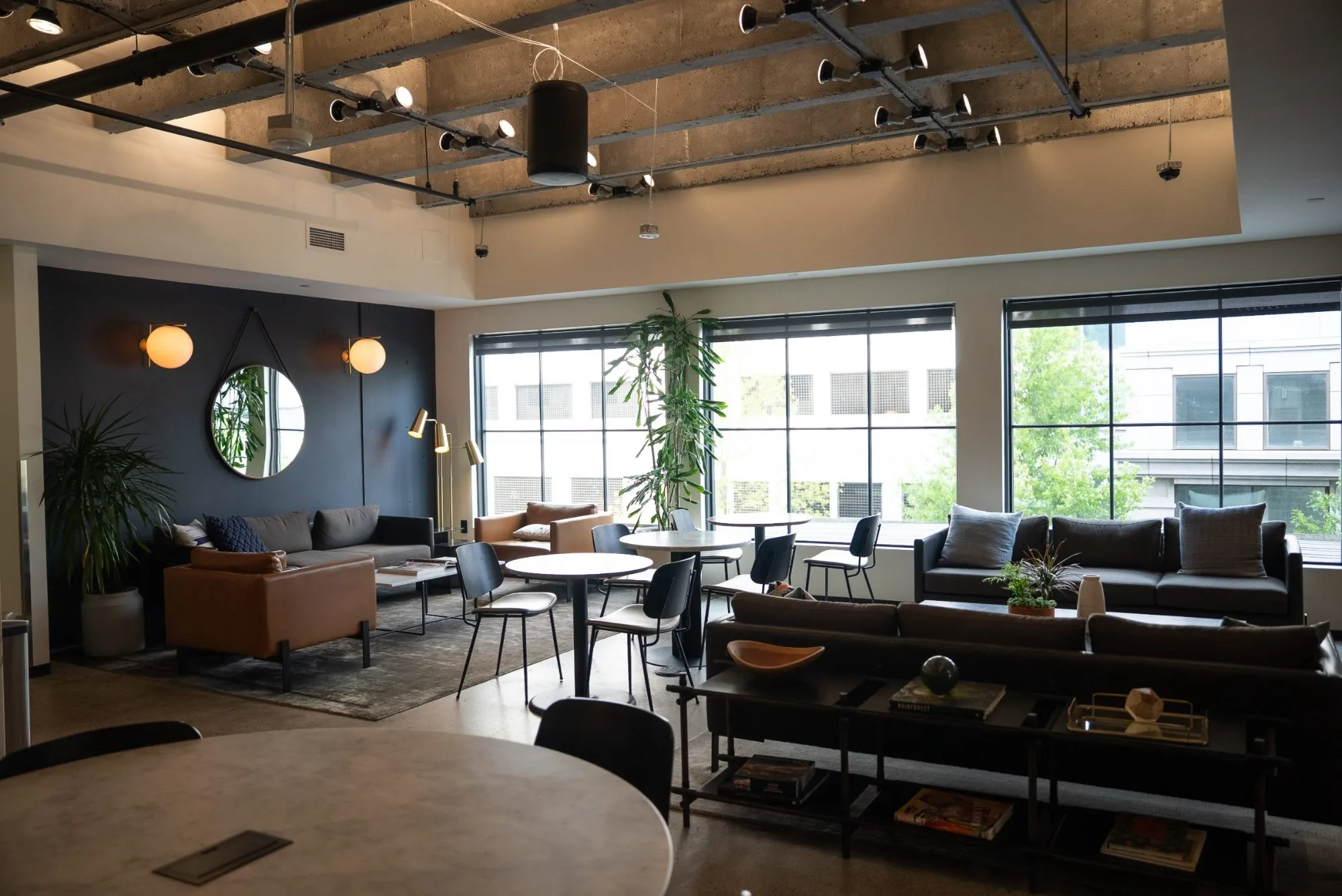 The Licata Financial Design office lounge in Atlanta
